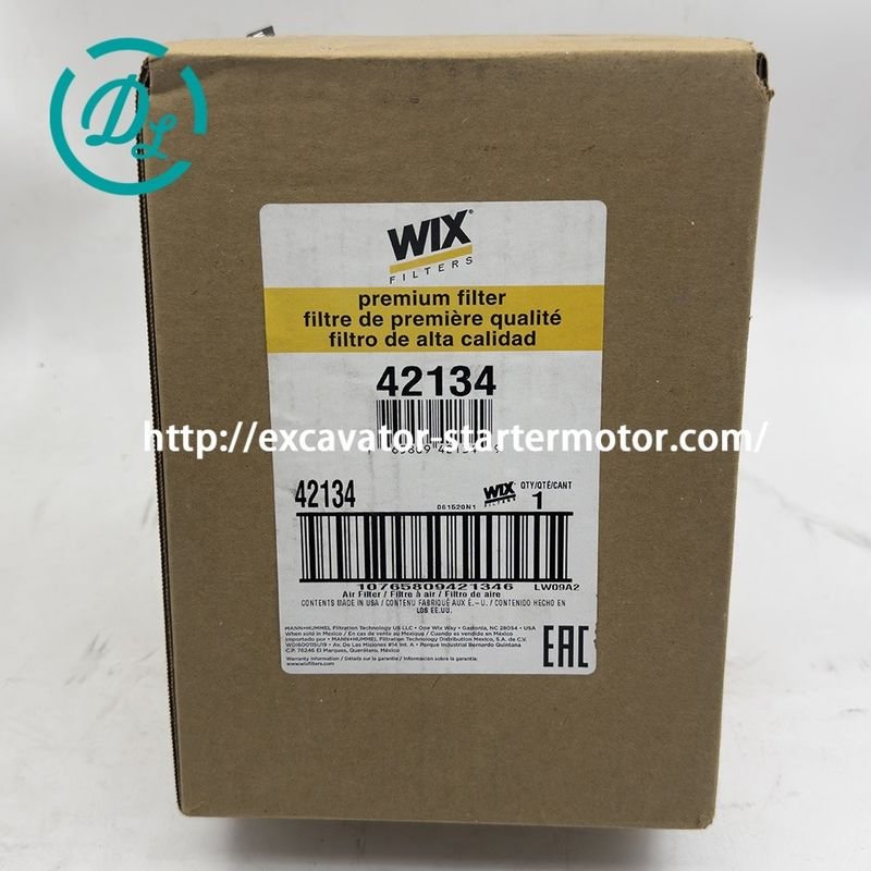 ExcavaStart WIX 42134 Excavator জন্য বায়ু ফিল্টার মূল OEM পার্ট 0
