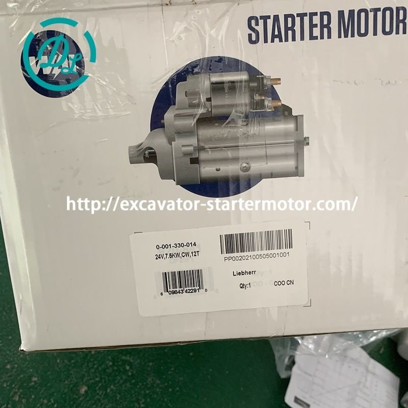 EexcavaStart Liebherr Graafmachine Starter Motor 24V 7,5KW OEM 0001330014 2