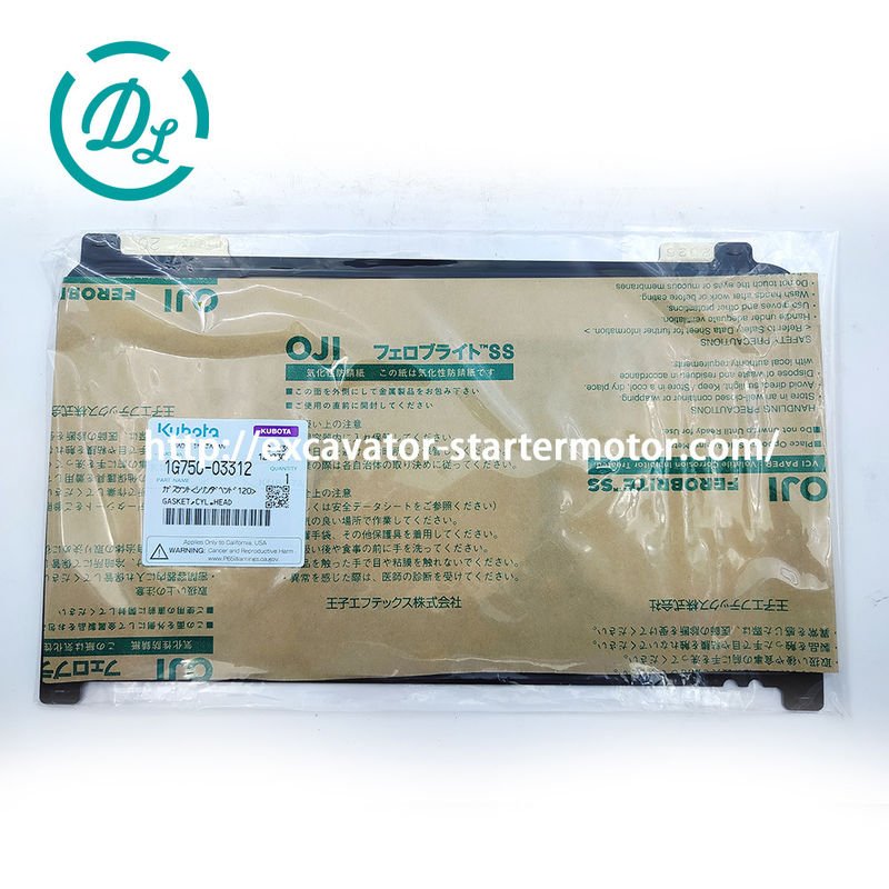 Joint de culasse de moteur Kubota D1703 pour excavatrice 1G750-03312 16487-03310 0