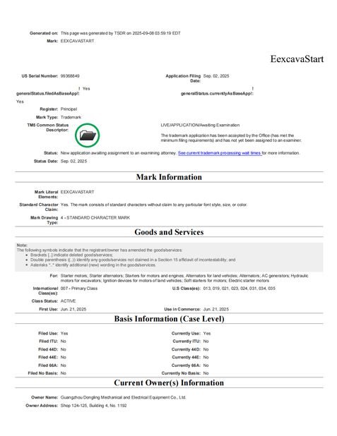 Chine Guangzhou Dongling electromechanical Equipment Co., LTD Certifications