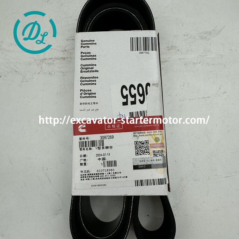 EexcavaStart Cummins QSX15 &Mu;&eta;&chi;&alpha;&nu;ή V Ribbed Belt OEM 3104679 12PK1924 0