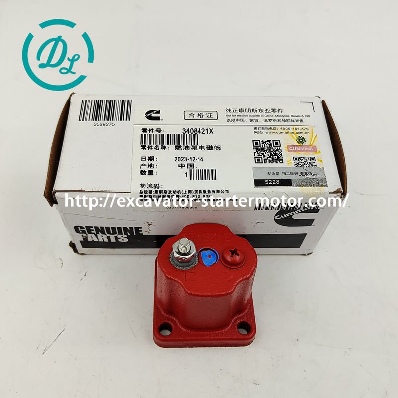 EexcavaStart Cummins 12V ईंधन बंद बंद सोलेनोइड वाल्व 3408421 3054608 2
