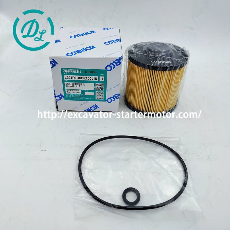 EexcavaStart Kobelco SK75-8 खुदाई ईंधन फिल्टर तत्व LG21P01003R100J1N 0