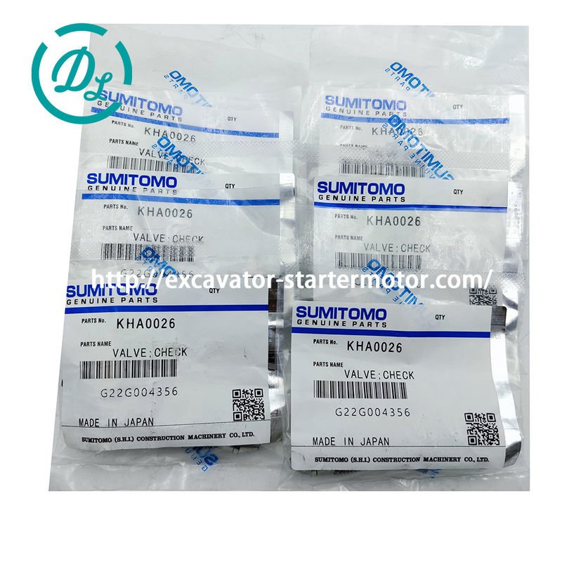 EexcavaStart सुमितोमो SH200 SH300 धातु चेक वाल्व KHA0026 खुदाई भाग 0