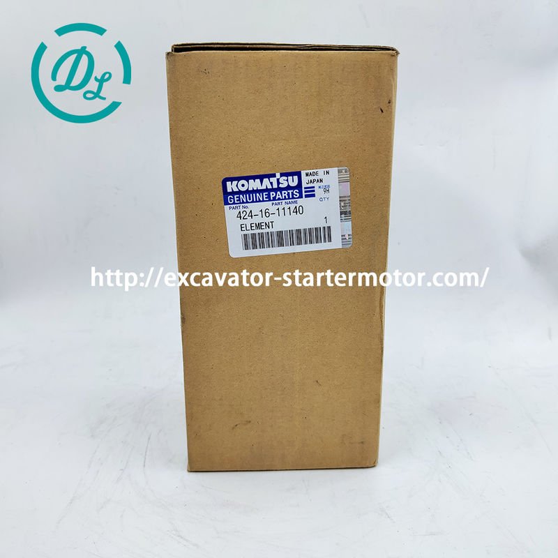 ईएक्सकैवास्टार्ट कोमात्सु पीसी400-7 हाइड्रोलिक फ़िल्टर 424-16-11140 OEM मूल 0