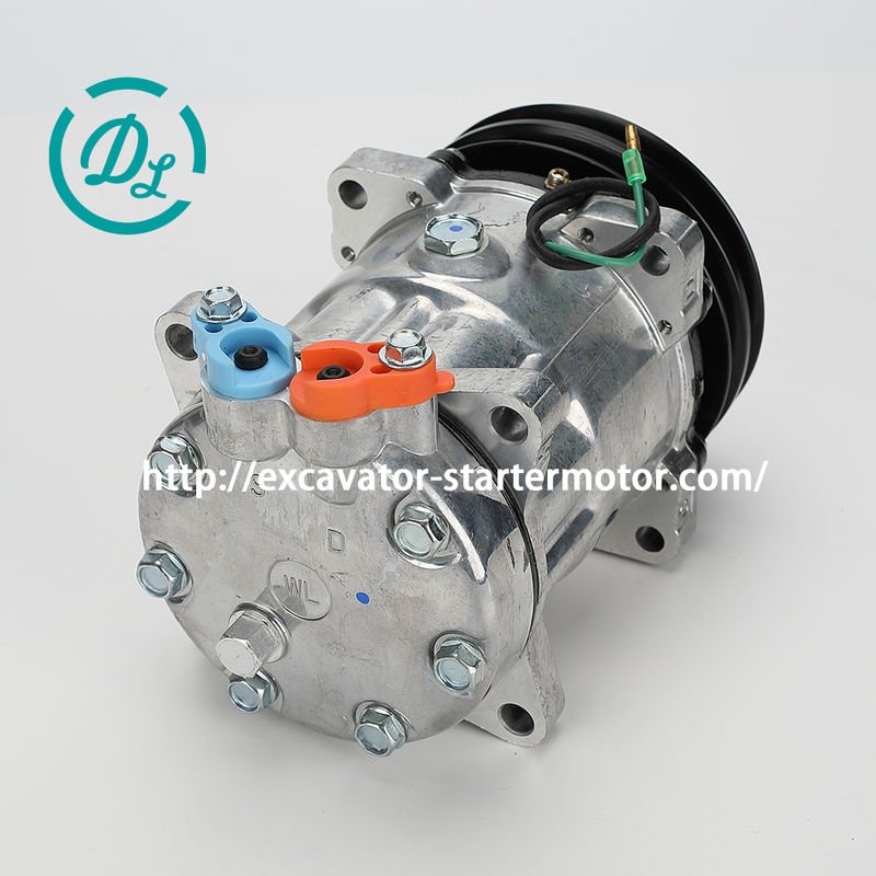 EexcavaStart DL HD512-1 एयर कंडीशनिंग कंप्रेसर SD7H15 R134a OEM 0