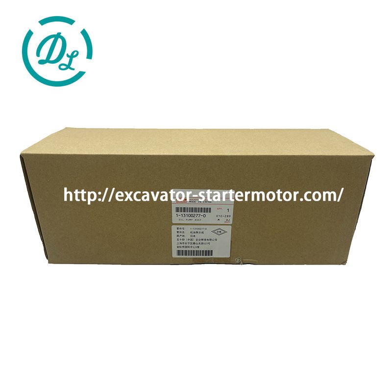 EexcavaStart ISUZU 6BG1 Pompa Oli OEM 1-13100277-0 untuk Suku Cadang Mesin Excavator 0
