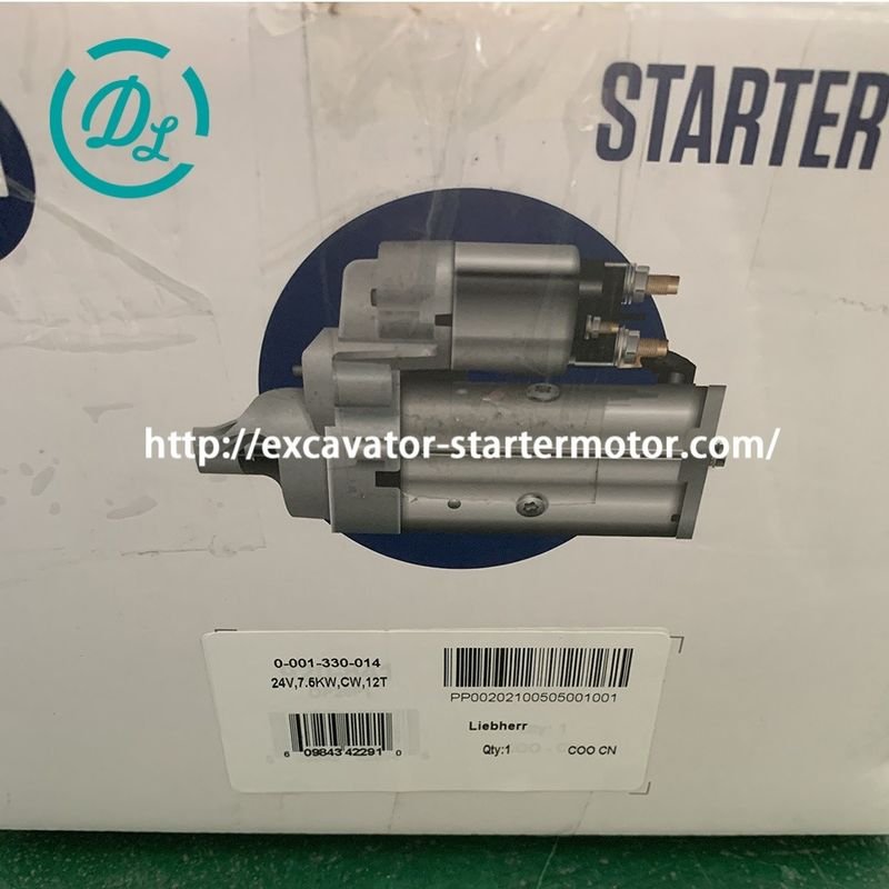 EexcavaStart Liebherr Excavator Starter Motor 24V 7,5KW OEM 0001330014 1