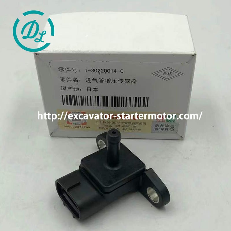 EexcavaStart SENSORE ISUZU Boost 1-80220014-0 per parti del motore dell'escavatore 1
