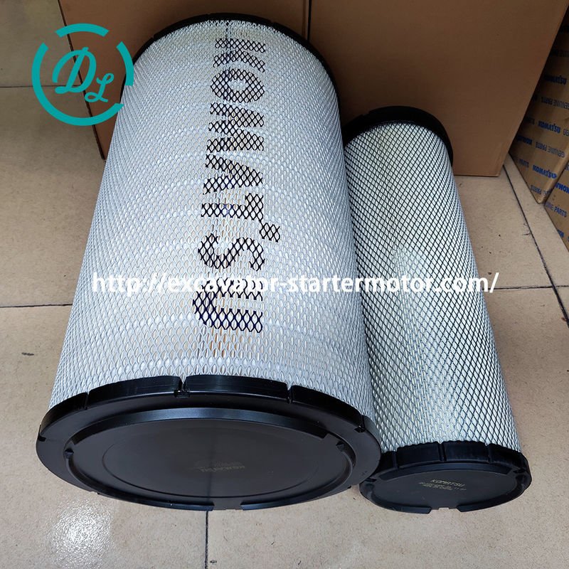 Kit filtro aria per escavatore Komatsu PC400-7 OEM 600-185-6100 2