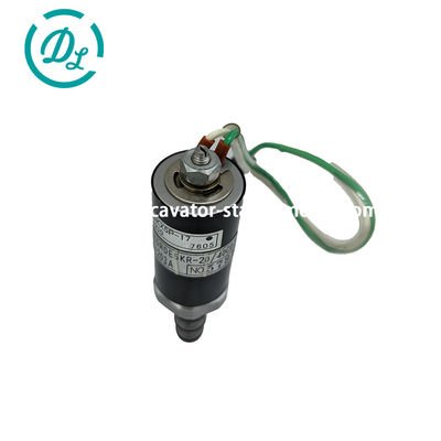 comprare 40C07-203A Valvola solenoide di pompa idraulica 24V per Kobelco SK200-6 fabbricazione online