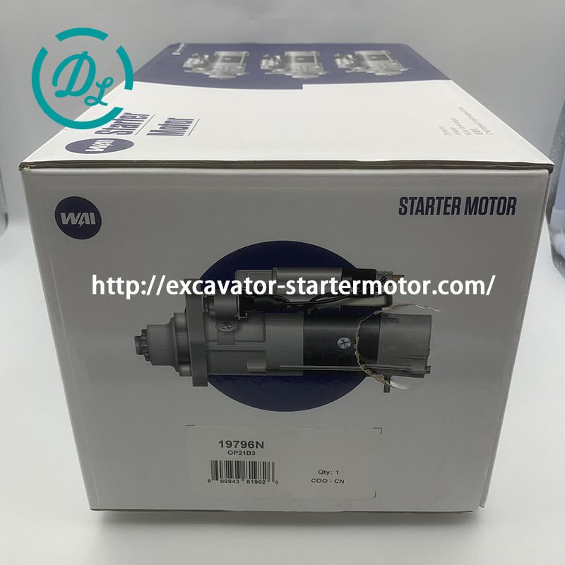 EexcavaStart 4KW 24V موتور شروع حفاری برای  CX220B 0001231026 0