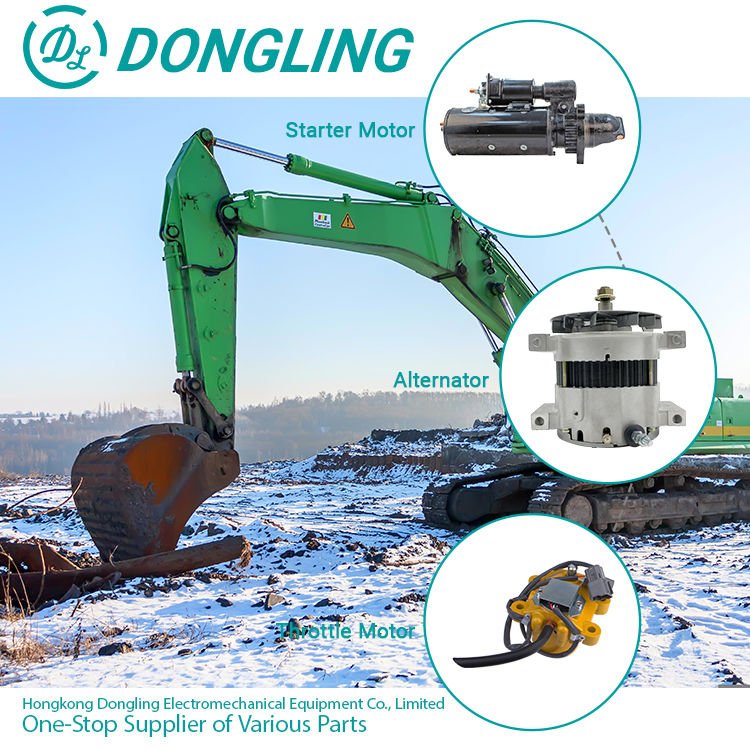 موتور استیر Excavator Starter 12V 10T 3KW OEM 0001359126 0