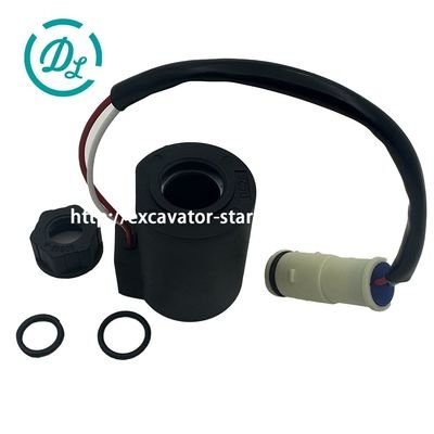 خرید EexcavaStart 24 ولت سیم پیچ شیر سولینوئید EC210B OEM 14550884 14527267 بخش حفاری تولید آنلاین