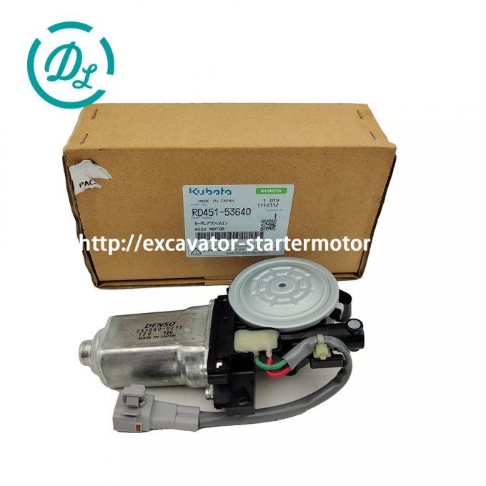 EexcavaStart Kubota Excavator Throttle Motor RD451-53640 12VDC OEM 1