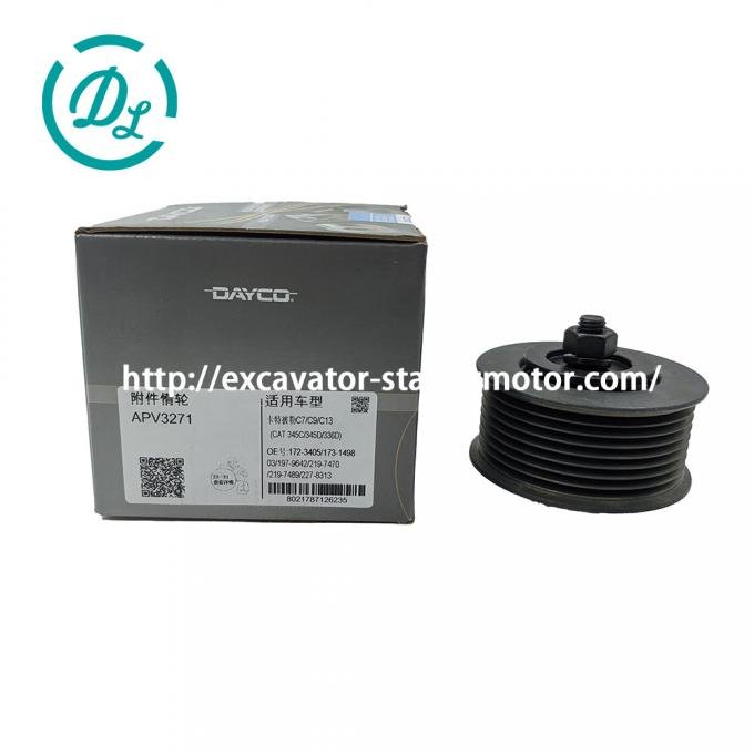 EexcavaStart Dayco Idler Pulley APV3271 for CAT C7 C9 C13 Engines 0