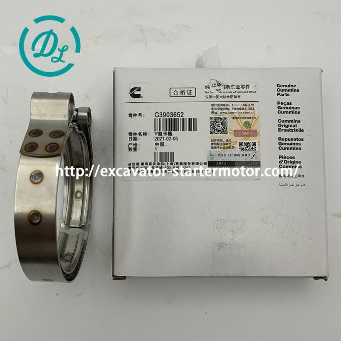 EexcavaStart Cummins 6BT 5.9L Engine V-Band Clamp OEM 3903652 5331783 0