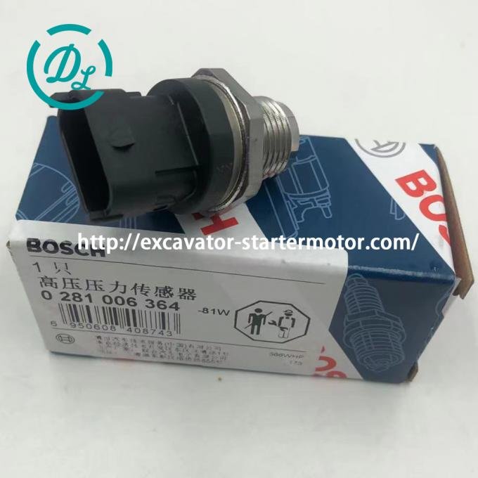 EexcavaStart Bosch Fuel Pressure Sensor 0281002364 0281006364 for Cummins 6D107 Engine 3