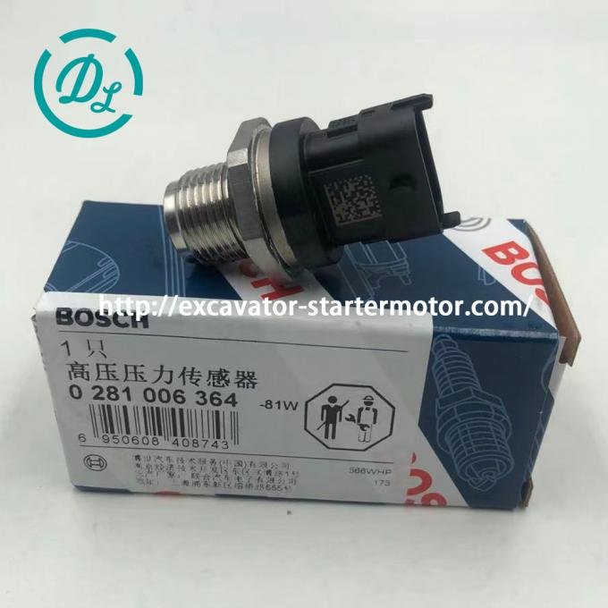 EexcavaStart Bosch Fuel Pressure Sensor 0281002364 0281006364 for Cummins 6D107 Engine 0