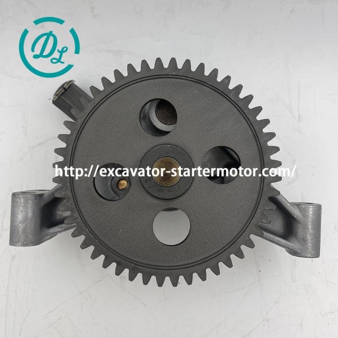 EexcavaStart YAMATO 48T Oil Pump ME034720 for Mitsubishi 6D14 Engine 24V 0