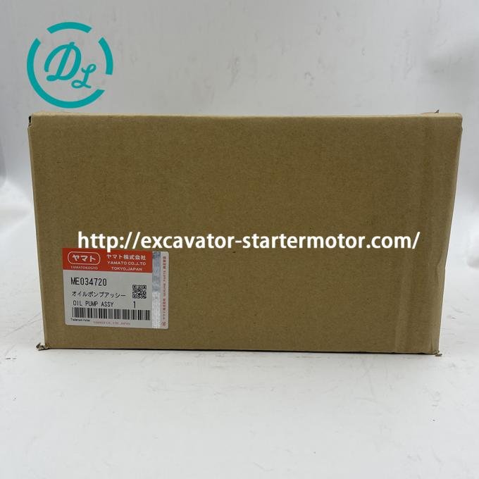 EexcavaStart YAMATO 48T Oil Pump ME034720 for Mitsubishi 6D14 Engine 24V 4