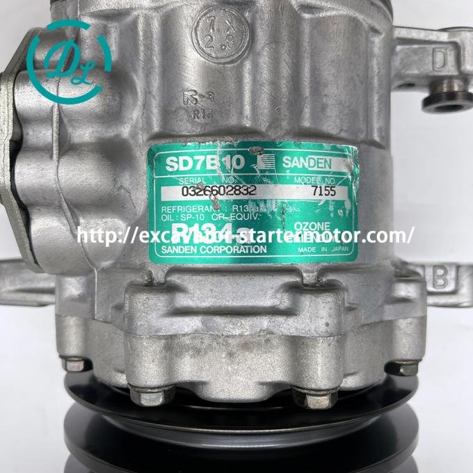 EexcavaStart Sanden SD7B10 12V Excavator AC Compressor 7155 57189 0