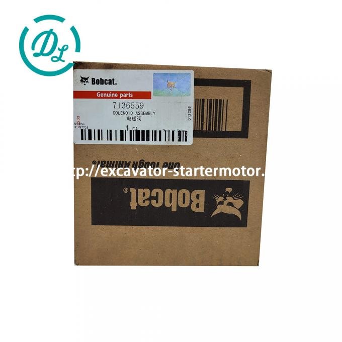 EexcavaStart 24V Excavator Traction Lock Solenoid OEM 7136559 6681512 0