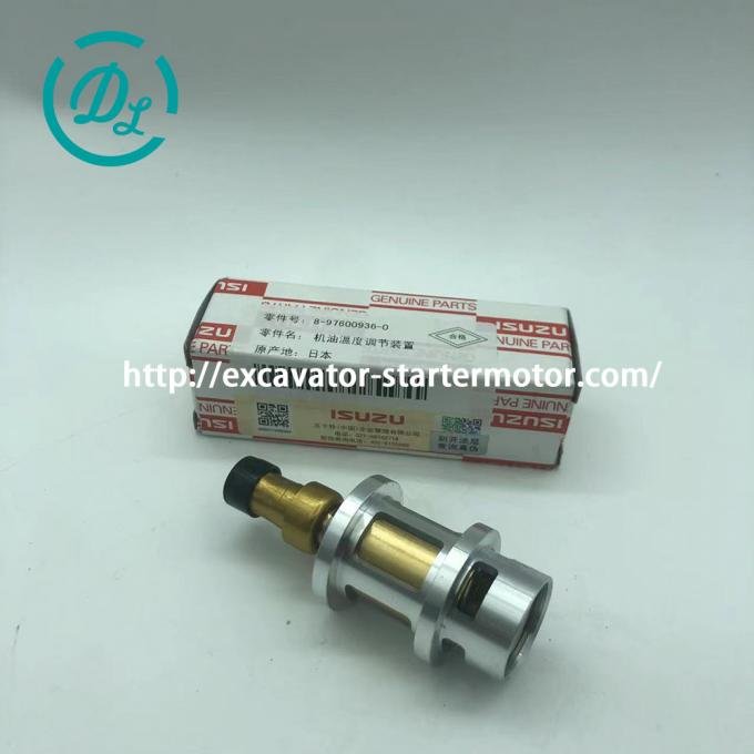 EexcavaStart ISUZU 6HK1 Engine Oil Cooler Thermostat OEM 8-97600936-0 0