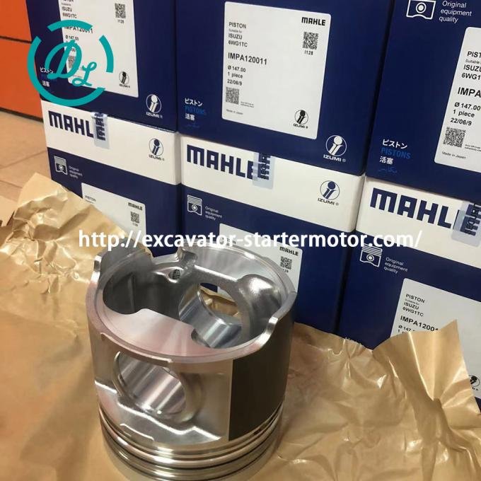 EexcavaStart ISUZU 6WG1 Engine Piston Kit & Ring Set OEM 1-12112964-2 4