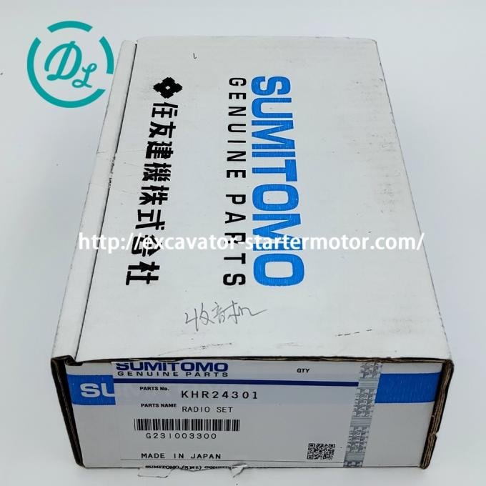 EexcavaStart Sumitomo SH225X-3B Excavator Radio Receiver 24V OEM KHR24301 3