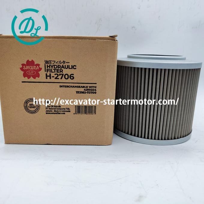 EexcavaStart Sakura H-2706 Hydraulic Filter for Excavator OEM 172162-73700 4