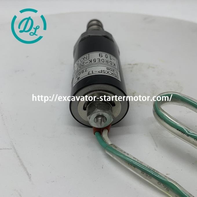 EexcavaStart Hydraulic Solenoid Valve KDRDE5K-20/40C07-109 for R215-7 R215-9 Excavator 0