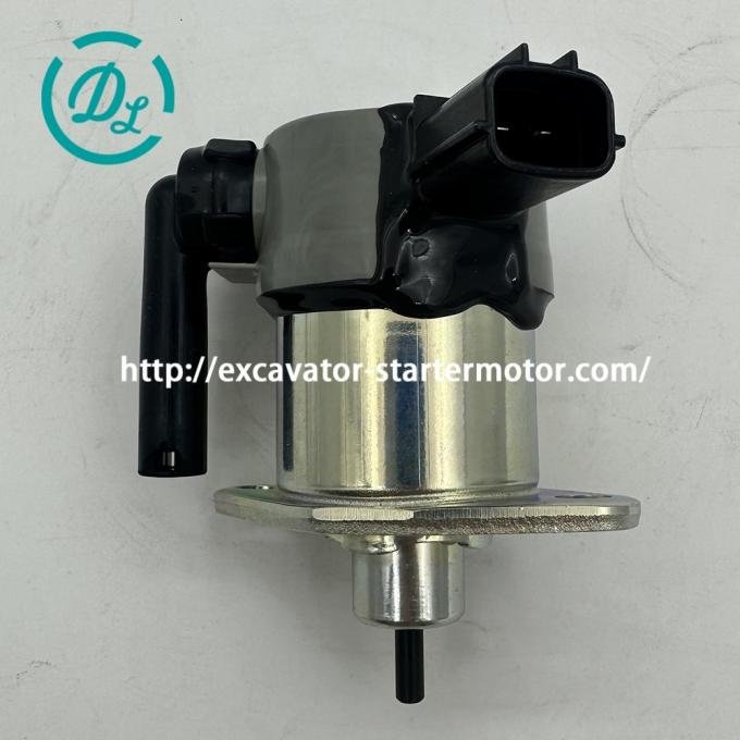 EexcavaStart Kubota V3800 Engine Shut Off Solenoid OEM 1K011-60016 24VDC 0