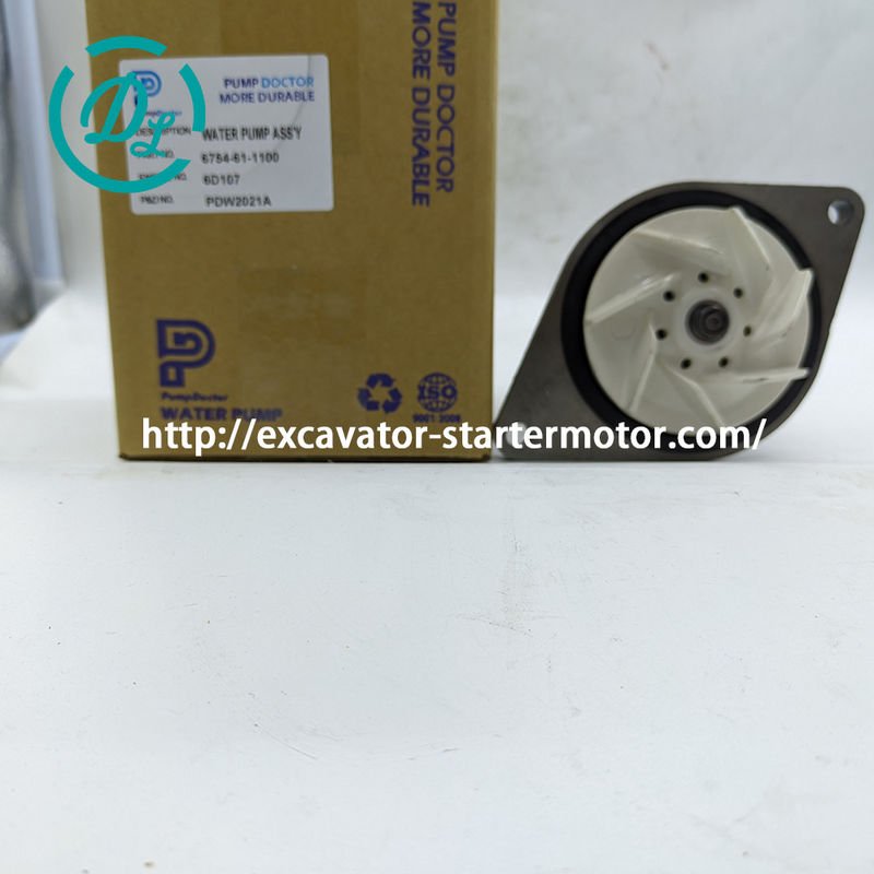 EexcavaStart Cummins 6D107 Pompa wodna silnika 6754-61-1100 3800984 3285414 3