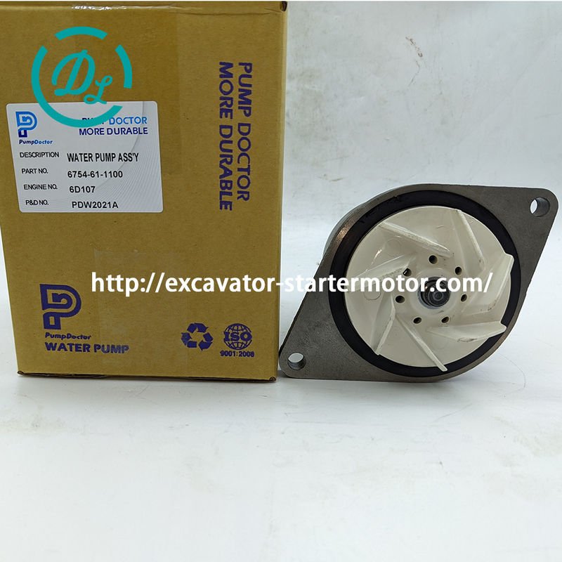 EexcavaStart Cummins 6D107 Pompa wodna silnika 6754-61-1100 3800984 3285414 0