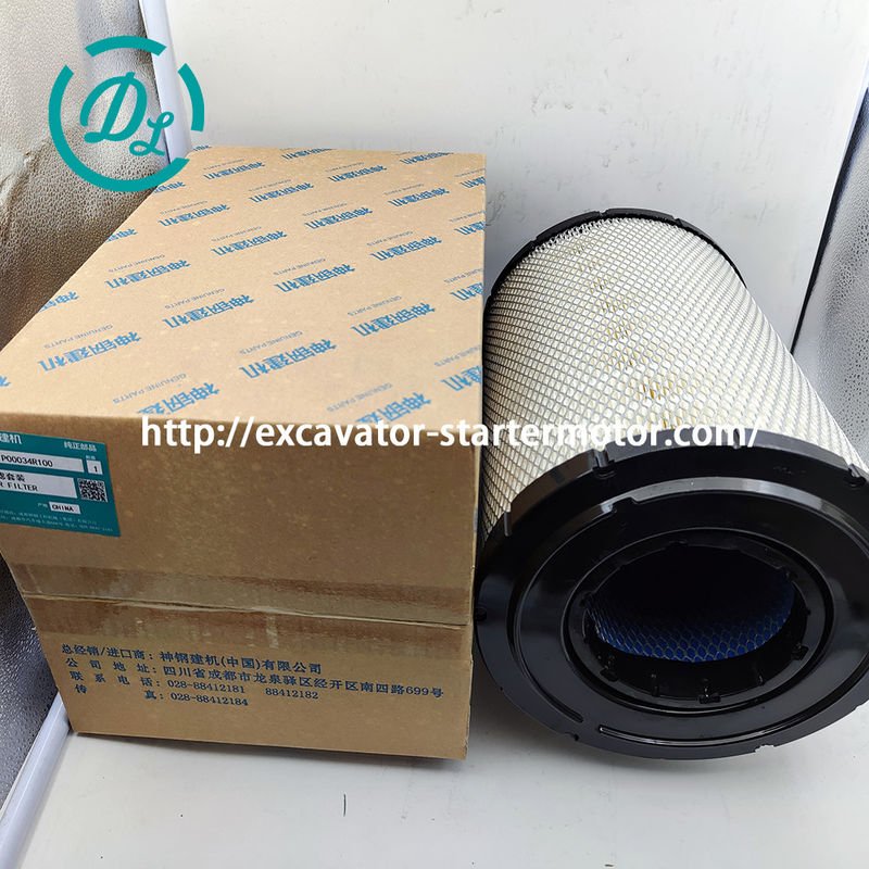 EexcavaStart Kobelco SK200-8 Filtr powietrza koparki YNP00034R100 YN11P00034S001 0