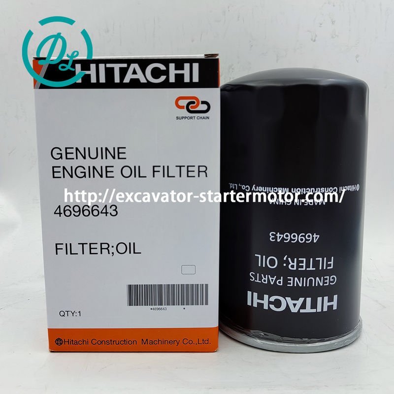 Elemento de filtro de &oacute;leo para escavadeira Hitachi ZX200-3 ZX200-5G OEM 4696643 0