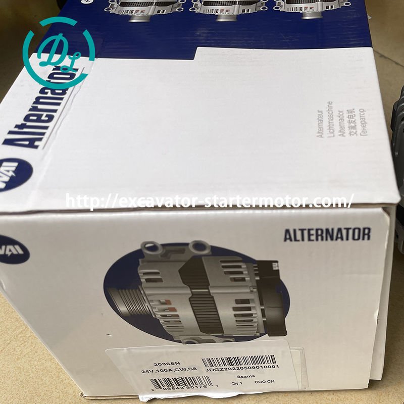 EexcavaStart 24V 100A экскаваторный генератор A004TR5188 1516176 1525447 0