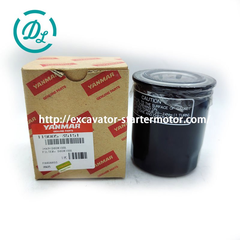 EexcavaStart Yanmar 4TNV88 Фильтр масла экскаватора 119005-35151 119005-35100 11