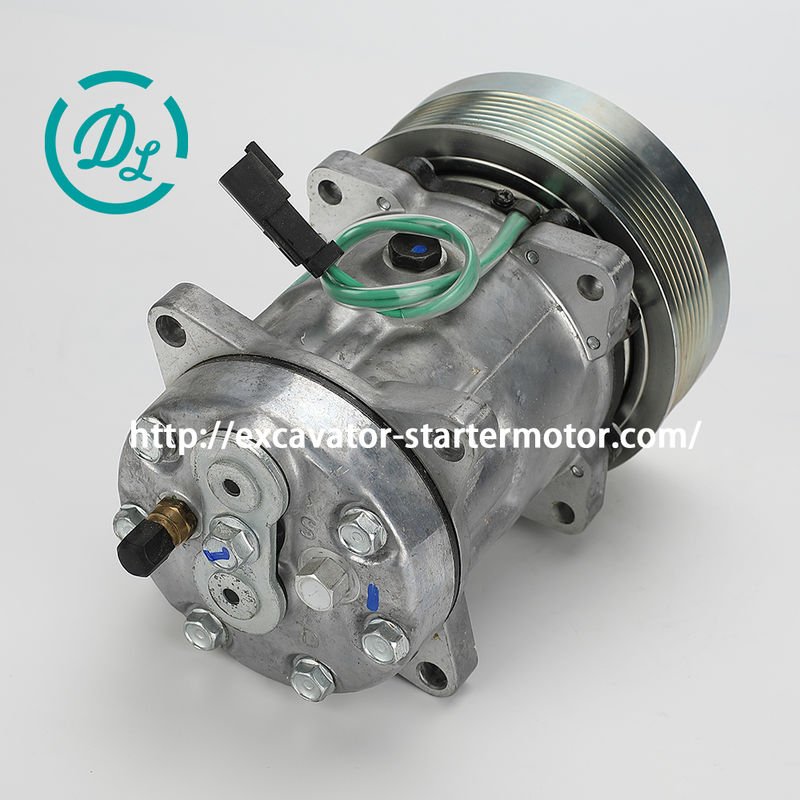 Compresor de aire acondicionado original EexcavaStart 501-1179 para cargadora CAT 988H 24VDC 0