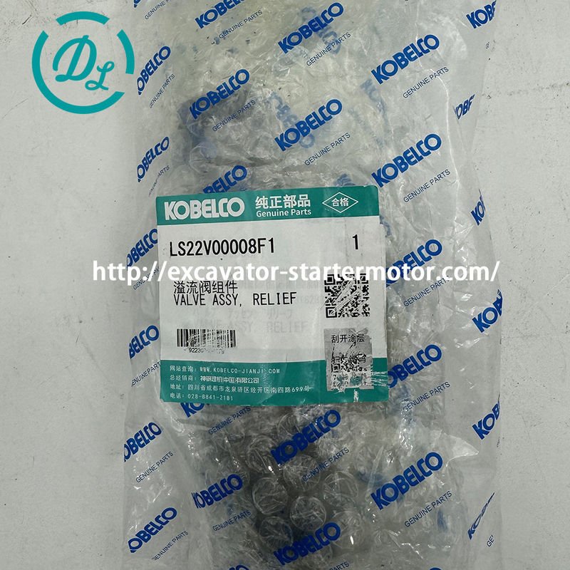 EexcavaStart Kobelco SK470-9 วาล์วช่วยไฮดรอลิก LS22V00008F1 24V 0