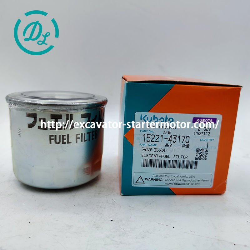 EexcavaStart Kubota U40-6 เครื่องกรองน้ํามันเครื่องขุด 15221-43170 OEM 0