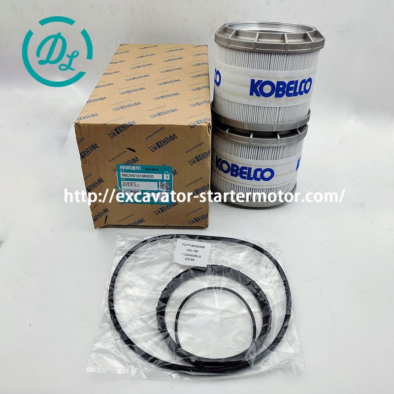 EexcavaStart ไส้กรองไฮดรอลิก Kobelco SK200-8 YN52V01016R610 OEM 0