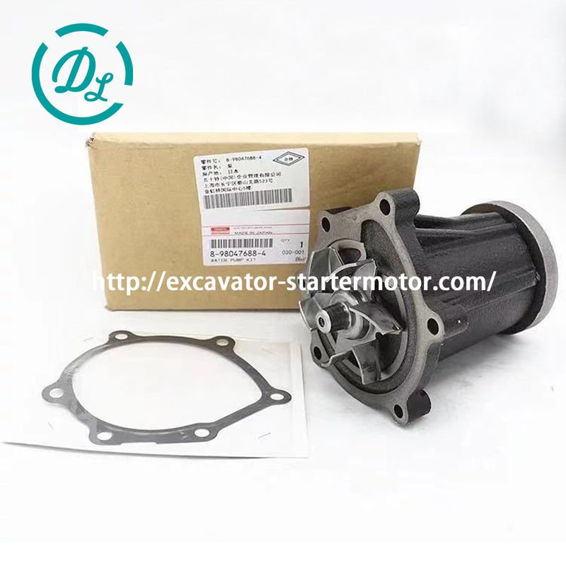 ปั๊มน้ำเครื่องยนต์ ISUZU 4JJ1 EexcavaStart OEM 8-98047688-1 8-98047688-2 0