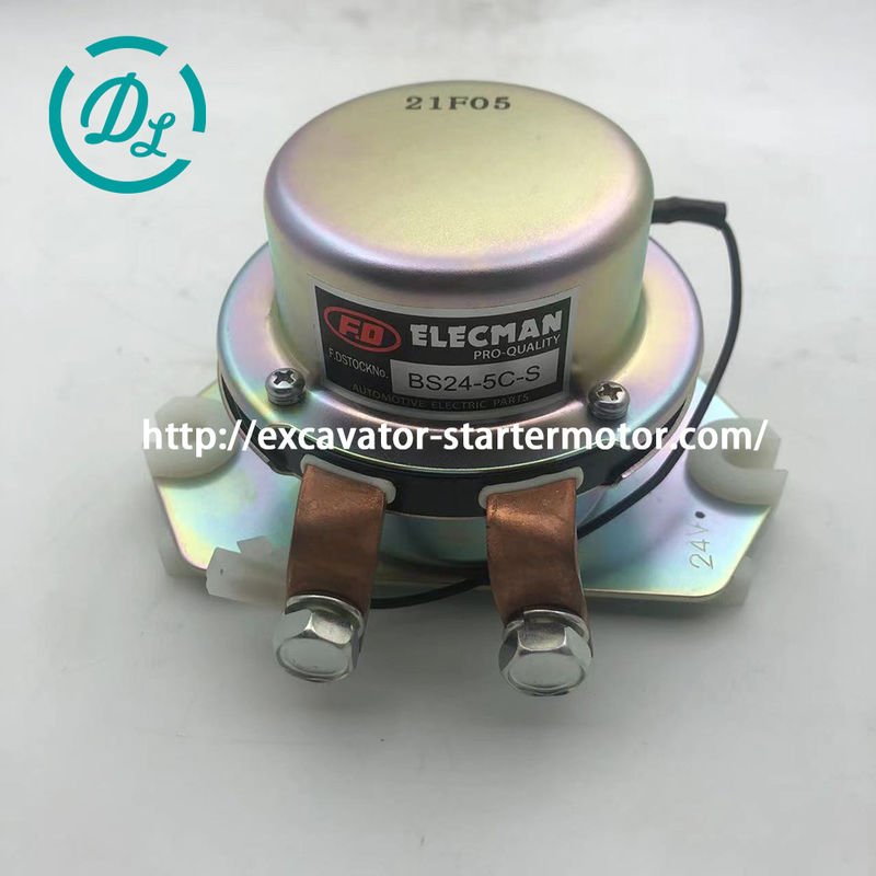 EexcavaStart ซูมิโตโม KHR2112 แบตเตอรี่ รีเลย์หลัก BS24-5C-S 24VDC 8