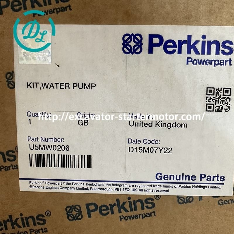 ปั๊มน้ำ Perkins C4.4 U5MW0206 485-4894 สำหรับเครื่องยนต์รถขุด 3
