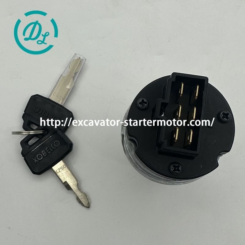 สวิตช์กุญแจ Kobelco Ignition YN50S00026F1 สำหรับรถขุด SK200-8 1